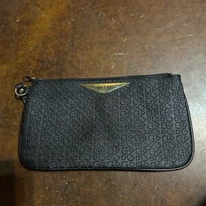 Guess Black Patterned Pouch